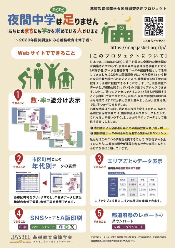 夜間中学校チラシ（裏）